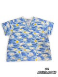 Casaca Estampada Nubes y Soles (Talla XXL)
