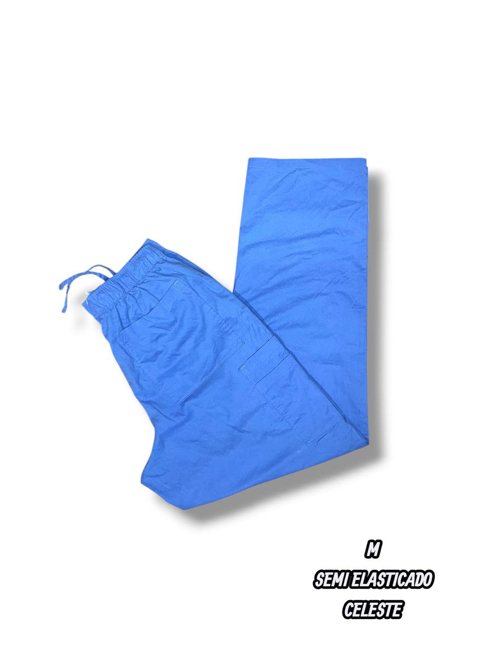 Pantalon M&M Scrub - Celeste (Talla M)