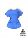 Casaca Cherokee - Celeste, semi elastico (Talla XXS)