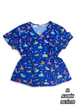 Casaca - Estampado Dr. Seuss, azul (Talla XL)