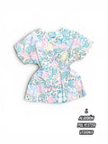 Casaca Visions - Estampado espirales pastel (Talla L)