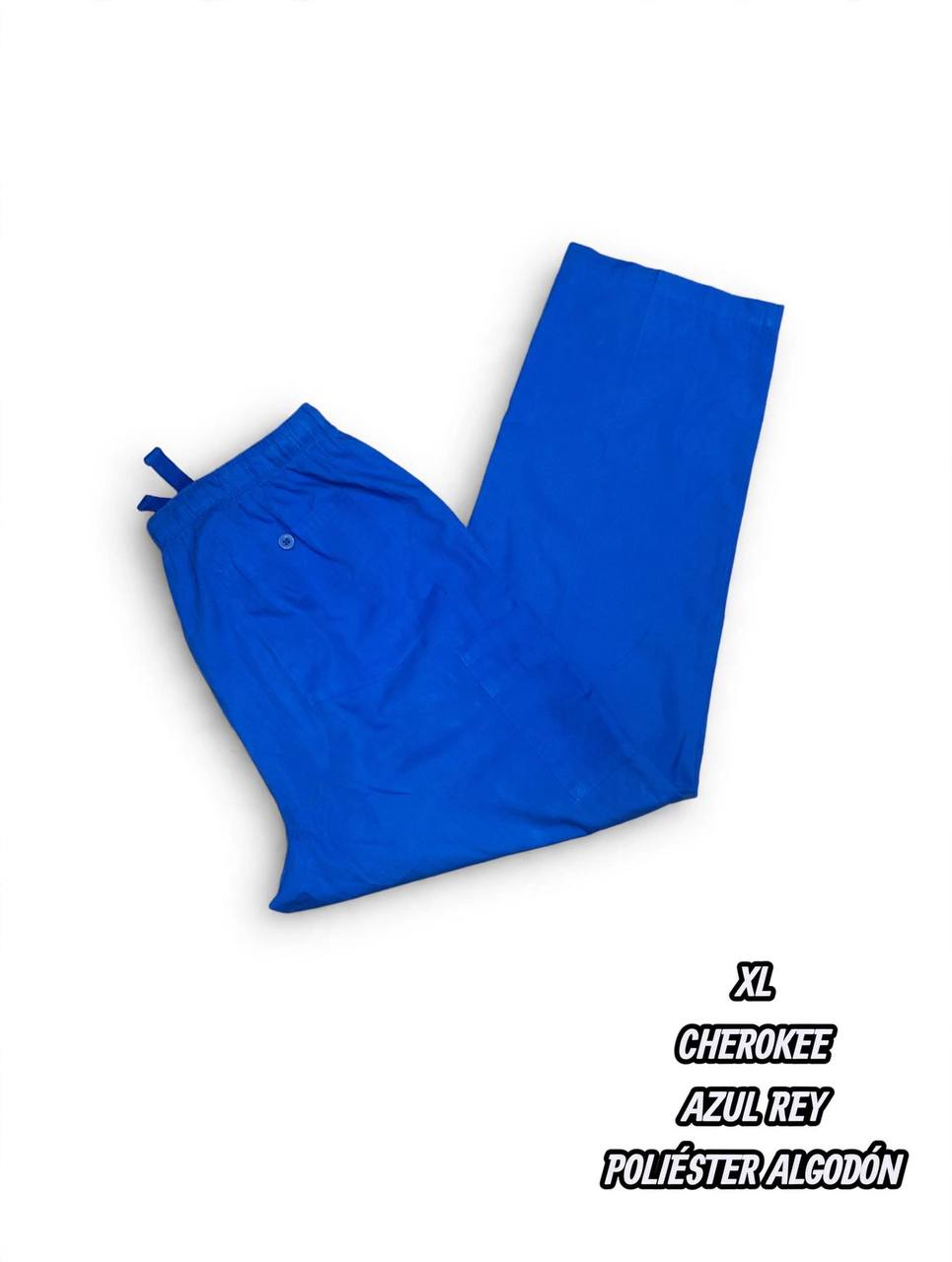 Pantalon - Azul Rey, Semi Elasticado (Talla XL)