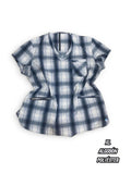 Casaca - Cuadros azul y gris (Talla XL)