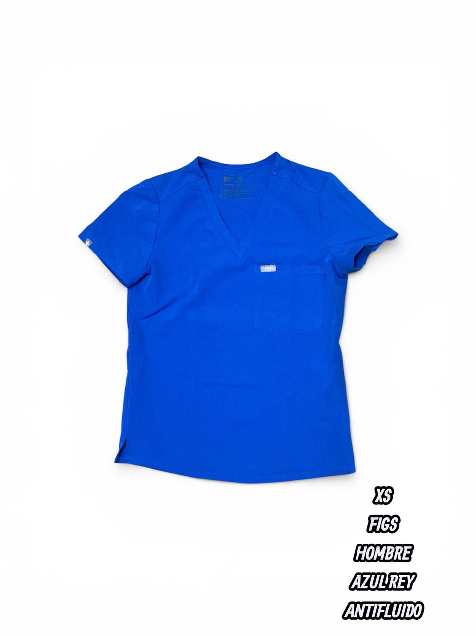 Casaca FIGS - Azul Rey, antifluido (Talla XS)