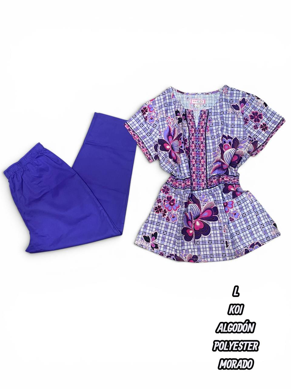 Conjunto Koi - Morado (Talla L)