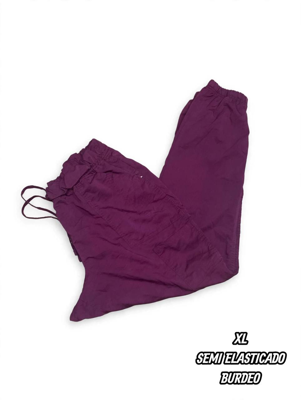 Pantalon - Burdeo (Talla XL)