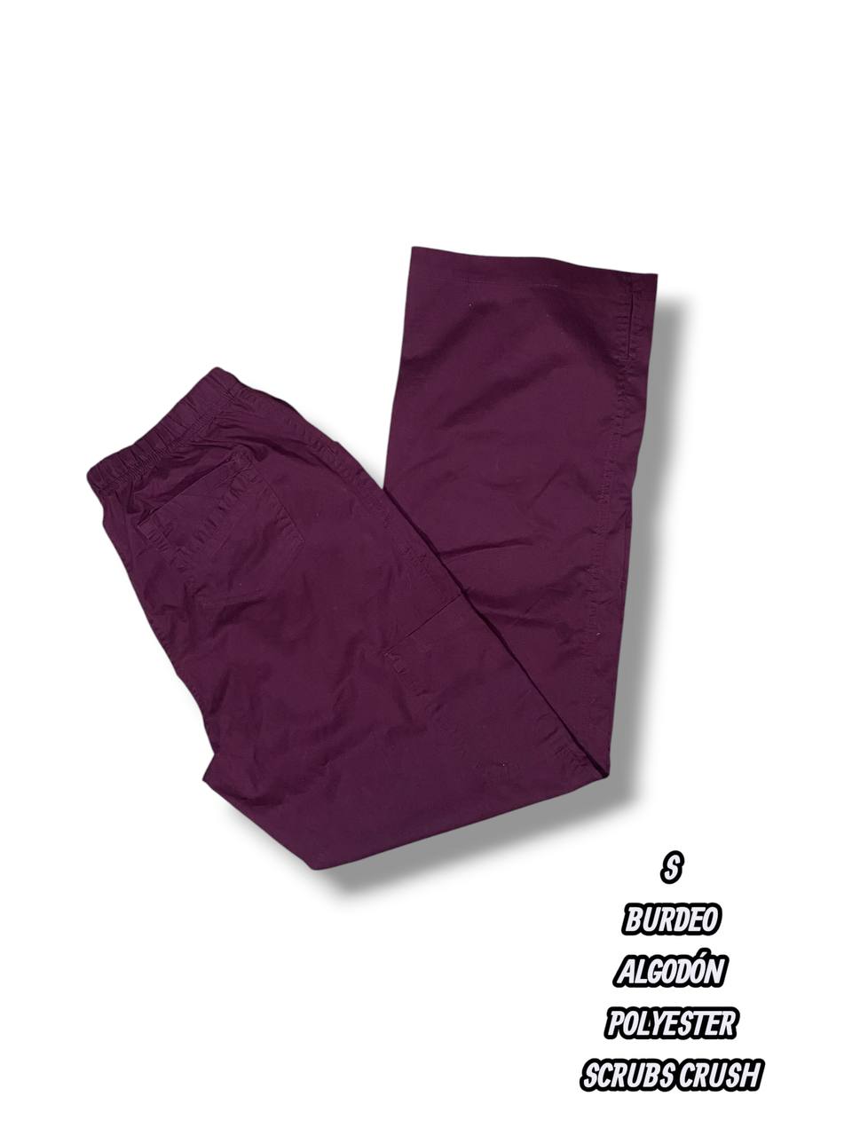 Pantalon Scrubs Crush - Burdeo (Talla S)