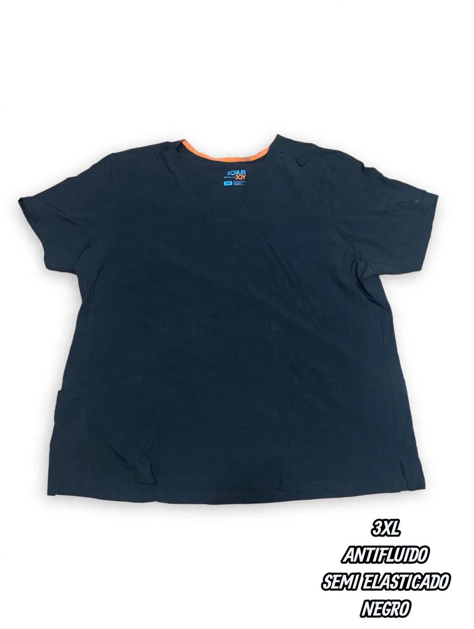 Casaca Scrub Boy Antifluido - Negro (Talla 3XL)