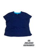Casaca Cruzada Semi Elasticado - Azul Marino (Talla 3XL)