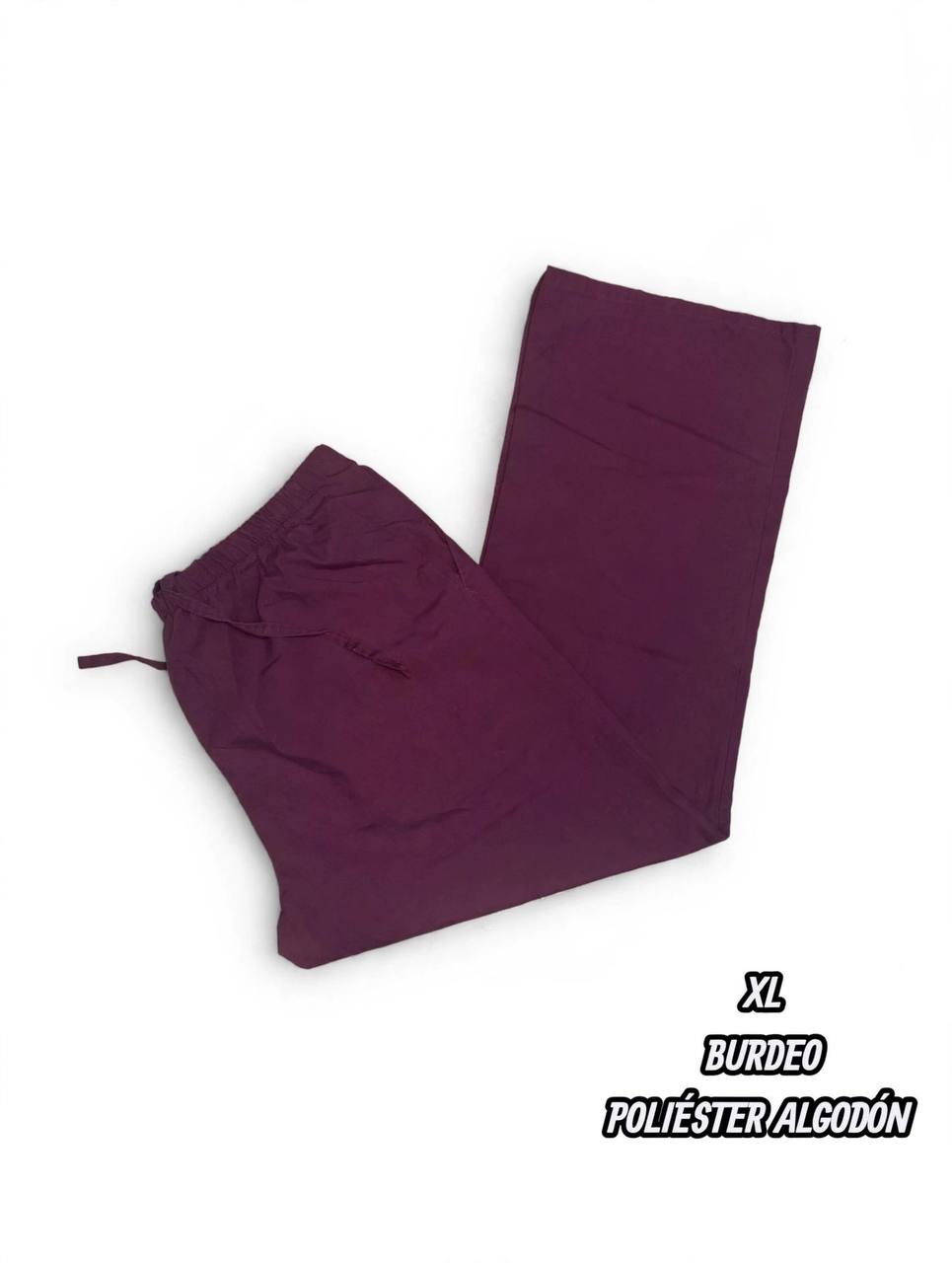 Pantalon - Burdeo (Talla XL)