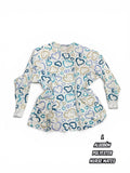 Casaca Nurse Mates - Estampado corazones (Talla L)