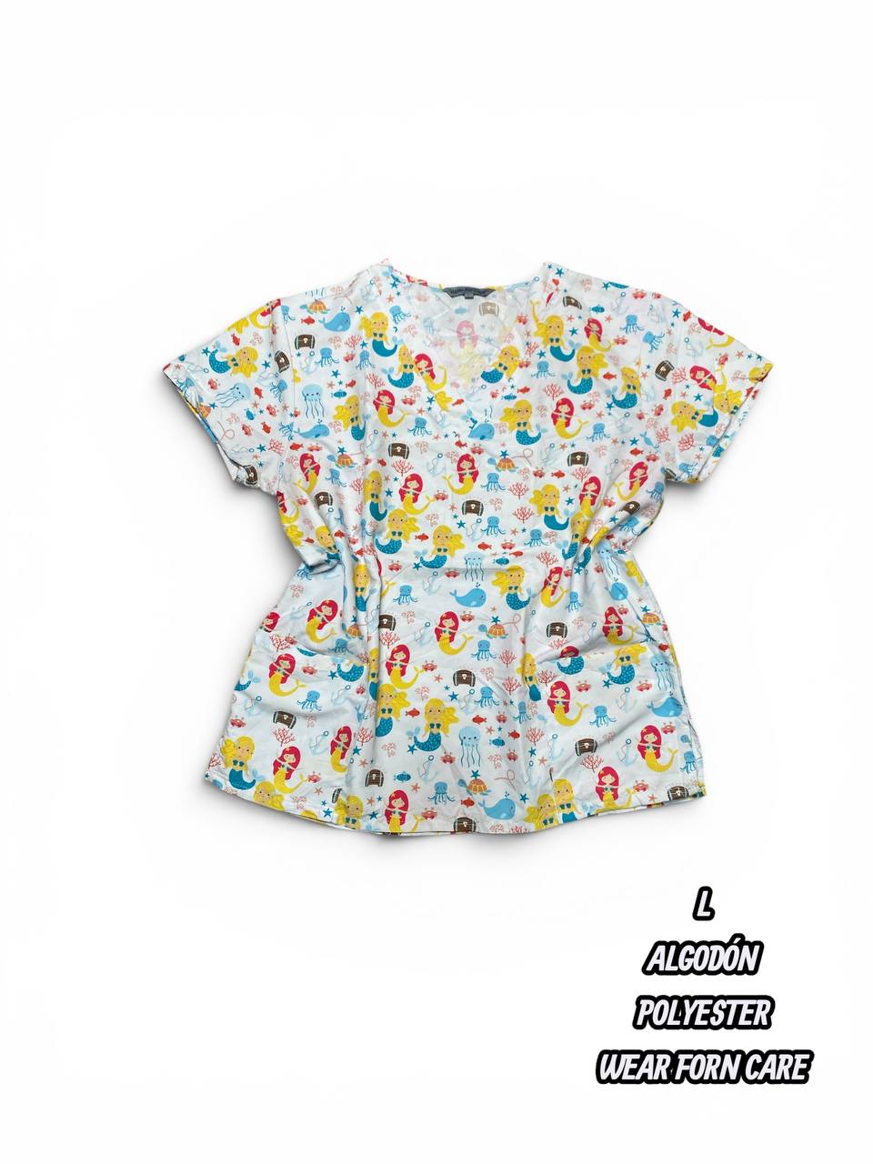 Casaca Wear Forn Care - Estampado sirenas multicolor (Talla L)