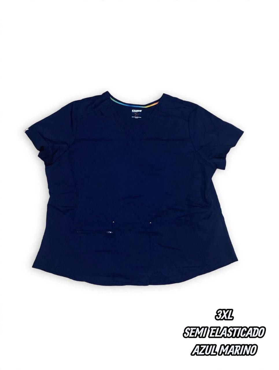 Casaca Semi Elasticado - Azul Marino (Talla 3XL)