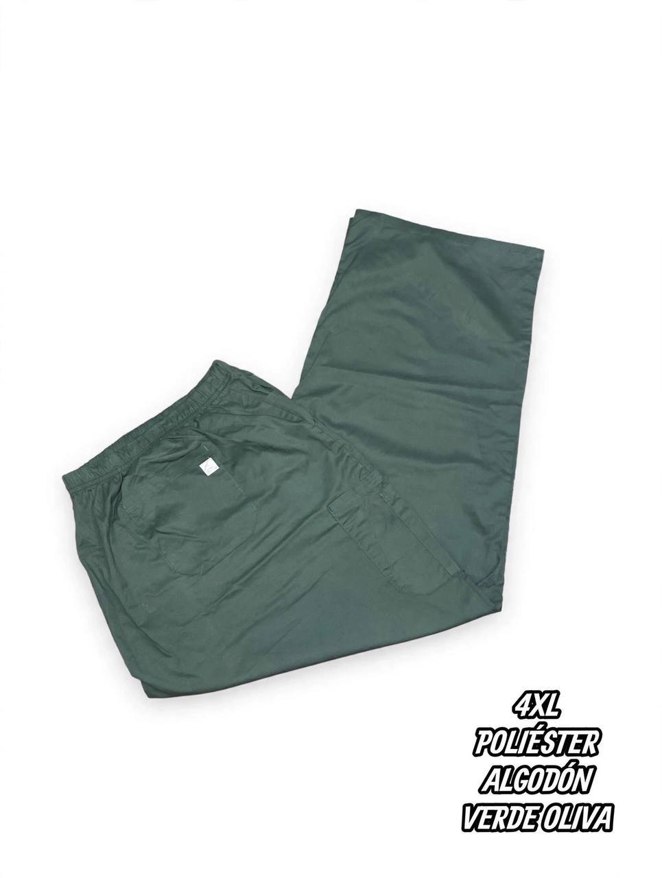 Pantalón Verde oliva, (Talla 4XL).