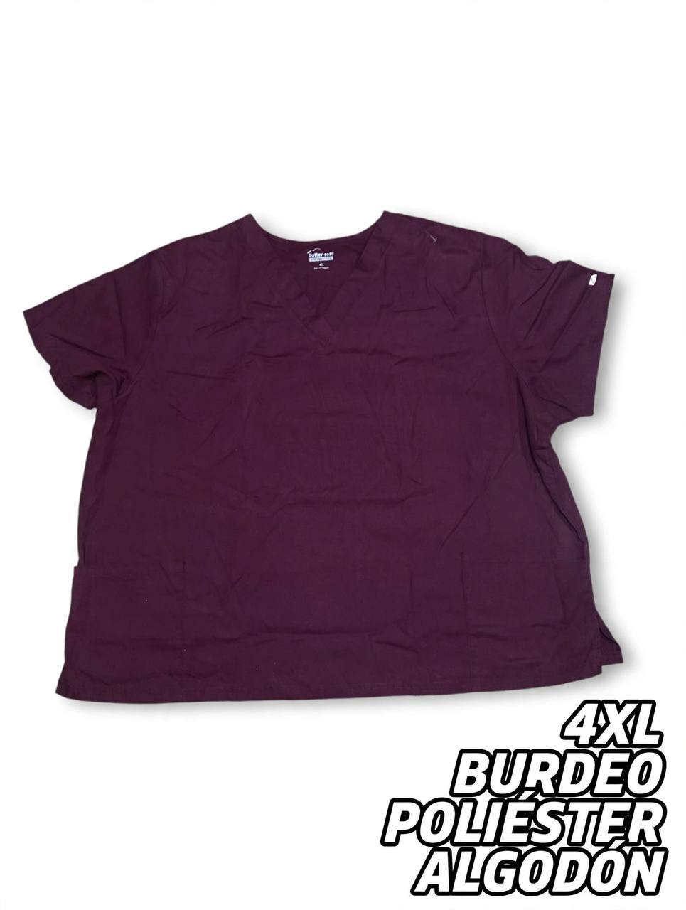 Delantal Burdeo, (Talla 4XL)